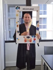 Berkay is graduating