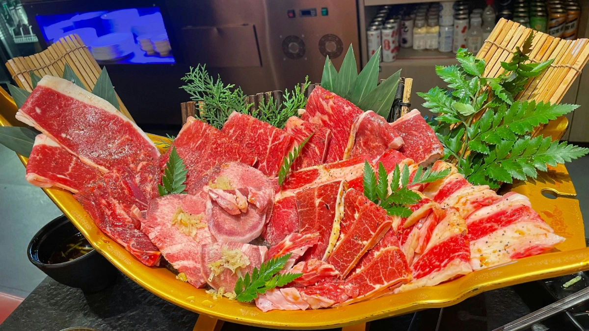 Beef on plate in Kobe