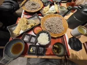 Perfectly Balanced Udon and Tempura in Japan