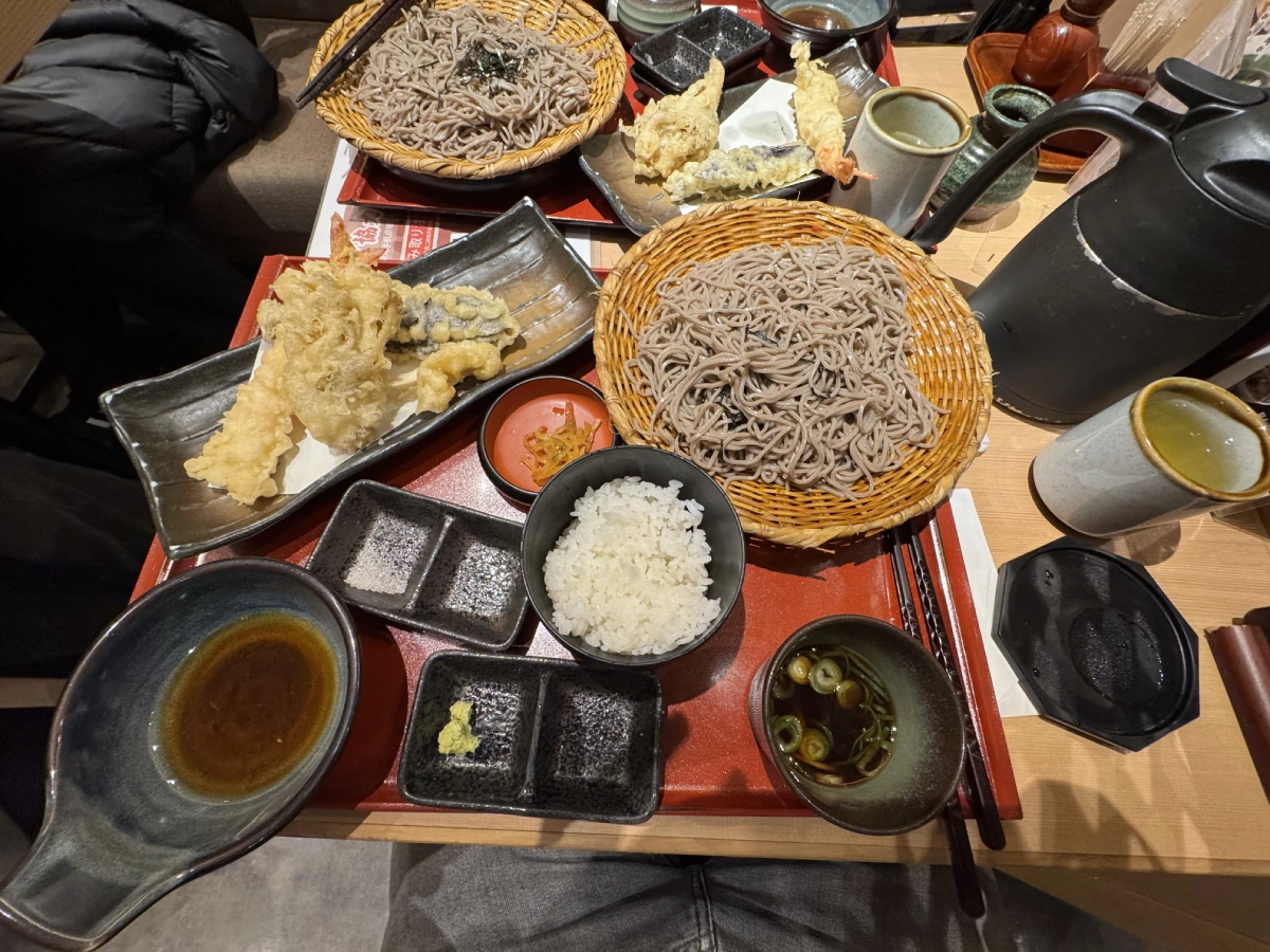 Perfectly Balanced Udon and Tempura in Japan